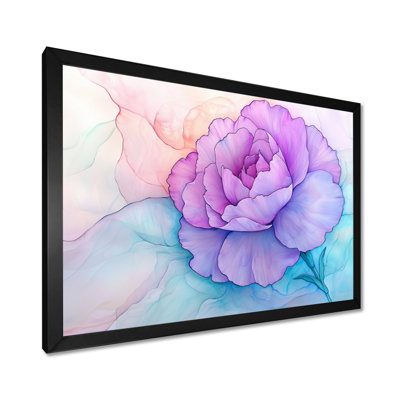 Impression sur toile mauve Harmony Of Carnation Flower I - Carnation