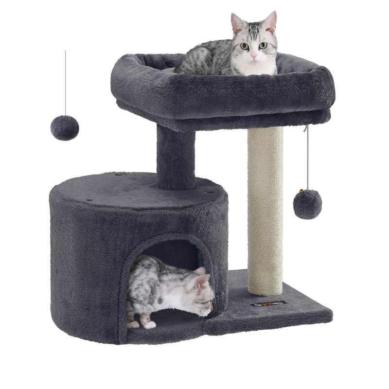 47cm H Cat Tree, Smoky Grey