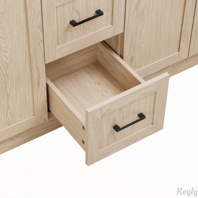 Meuble-lavabo double 59 po avec lavabo SMC