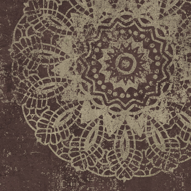 «Contemporary Lace I Spice» par Moira Hershey, impression sur toile tendue, H 12 po x l 12 po, Toile tendue, Non