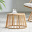 Table d'extérieur inspirée - brun avec un côté en forme de cage pour ajouter une touche chic à votre espace