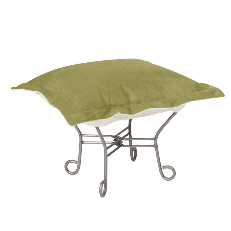 Repose-pieds standard de couleur unie 24 po Azaria, Mousse bella, Titane