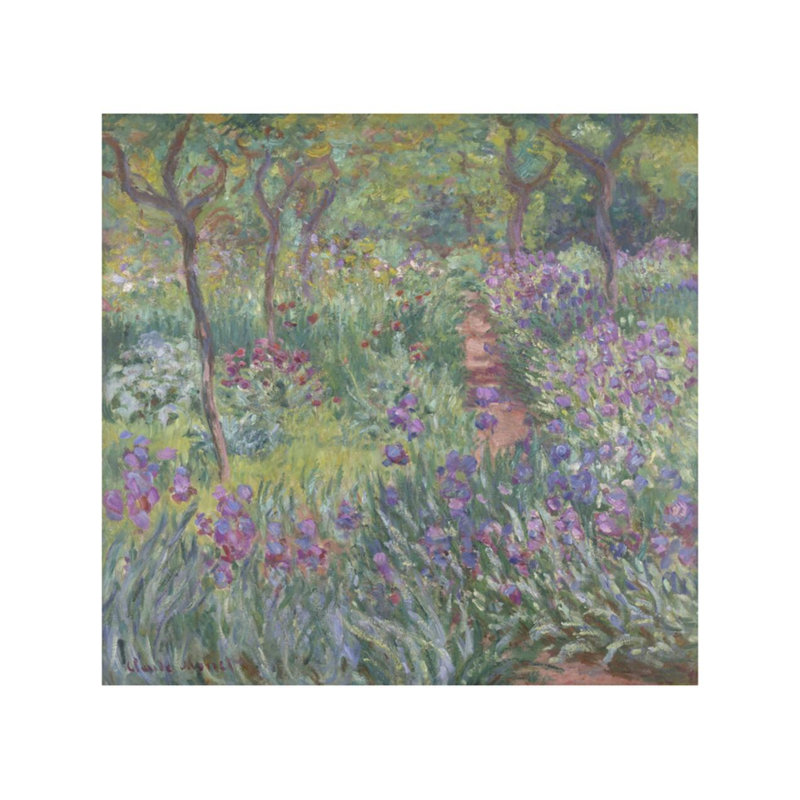 Le jardin de l'artiste à Giverny par Claude Monet - Estampe numérique, H 22 po x l 28 po