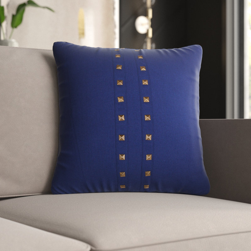 Square Pillow Cover, Indigo