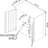 Fortress 30" H x 30" W x 12.5" D Modern Floating Metal Garage Storage Cabinet in White-378853992