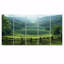 «Green Peaceful Valley III», ensemble d'art mural sur toile-975115421