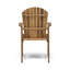 Ensemble de 2 chaises de salle à manger d'extérieur résistantes aux intempéries en bois d'acacia Adirondack-1466566985