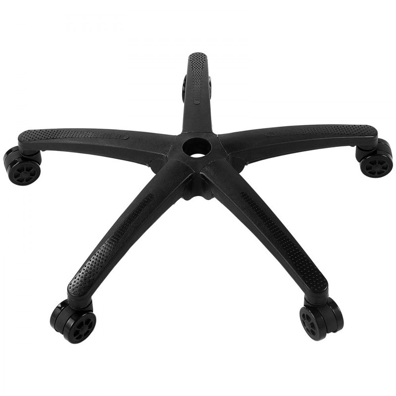 Base de chaise de bureau pivotante 28 po, Noir, noir, noir, noir