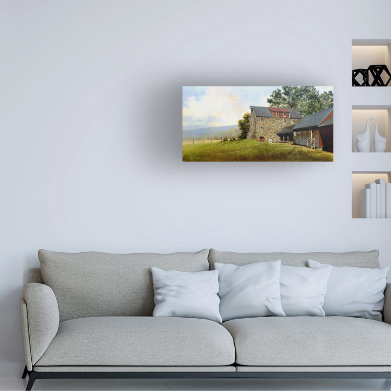 Art sur toile Ray Hendershot GRIST MILL, H 24 po x l 47 po