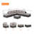 8 Pieces Outdoor Patio Sectional Sofa Couch,Wicker Furniture Conversation Sets with Washable Cushions & Glass Coffee Table for Garden, Poolside, Backyard-1265851364