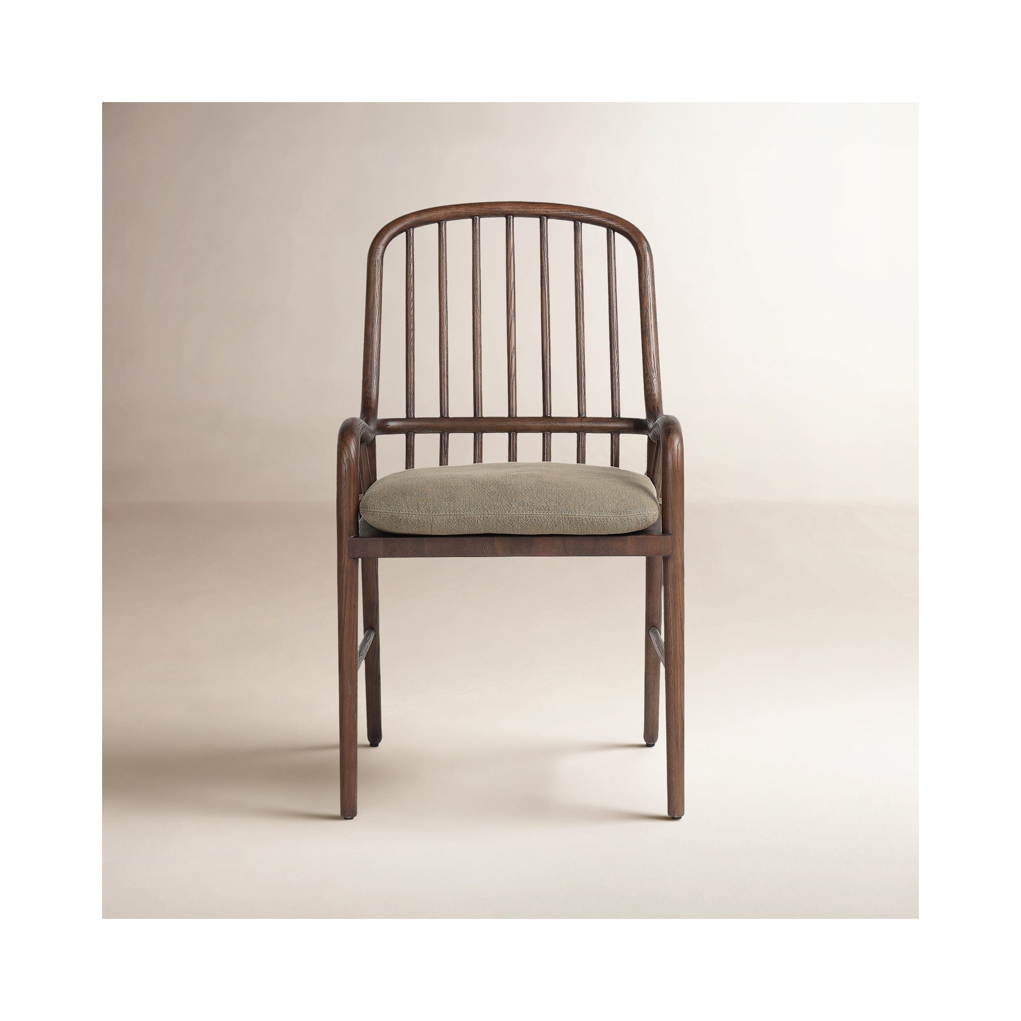 Brenna Dining Chair With Cushion, Broadway Olive