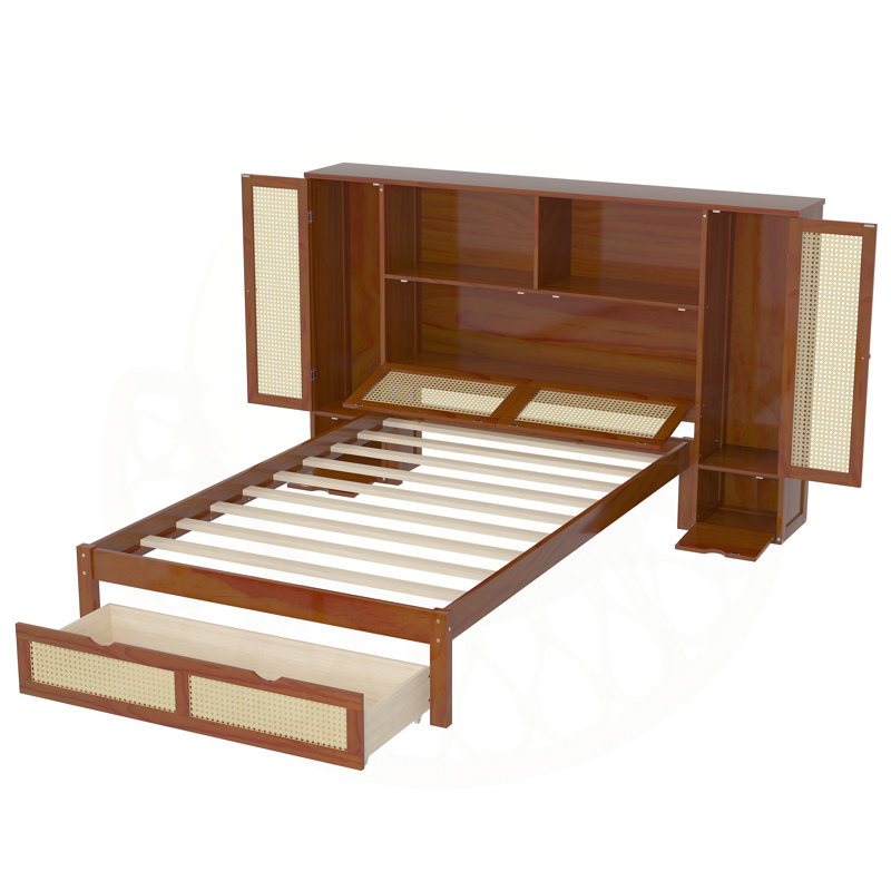 Bed For Bedroom, Walnut