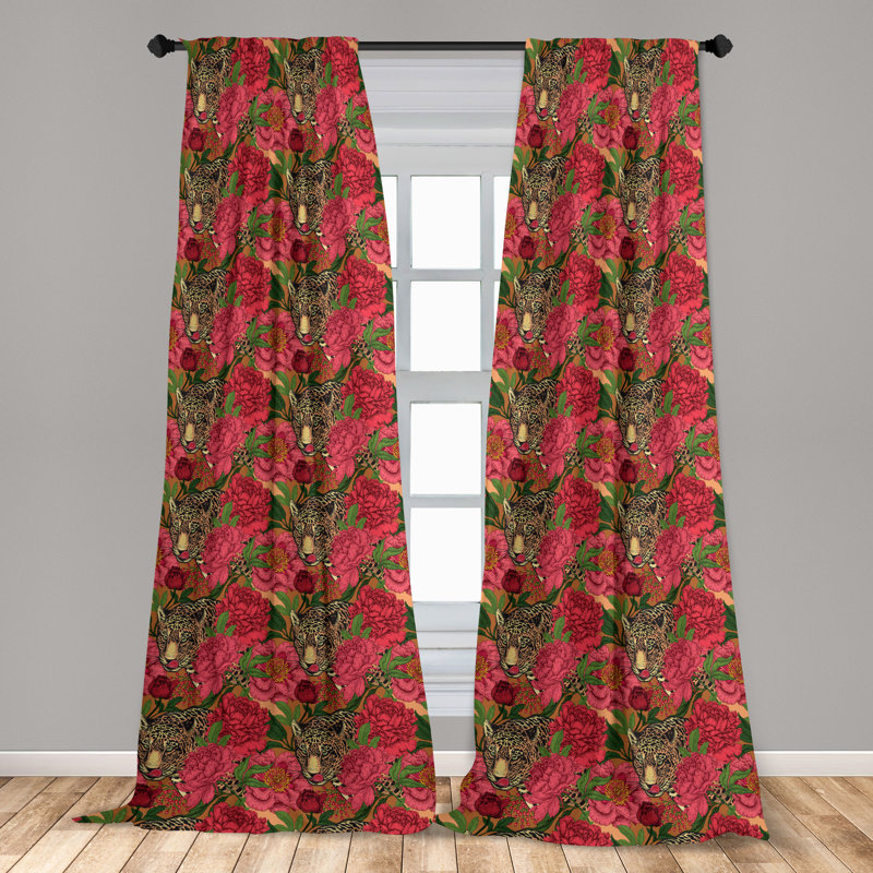 Athreya Semi Sheer Curtain Pair