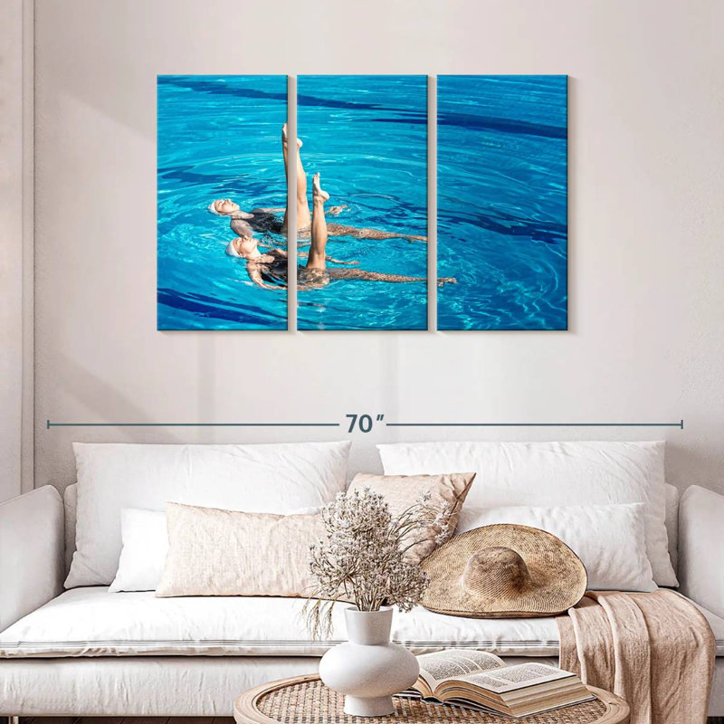 Sireci Synchronized Swimmers, 28" H x 45" W