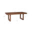 Mariza Sheesham Rectangular Solid Wood Top with Solid Wood Base Dining Table