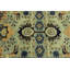 Tapis de couloir oriental vert en laine noué à la main 2 pi 6 po x 12 po Shauskee