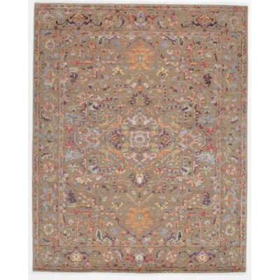 Oriental Area Rug in Tan