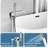 Free Standing Tub Faucet Floor Mount Tub Filler Bathroom Faucet Single Handle with Hand Shower-108296740
