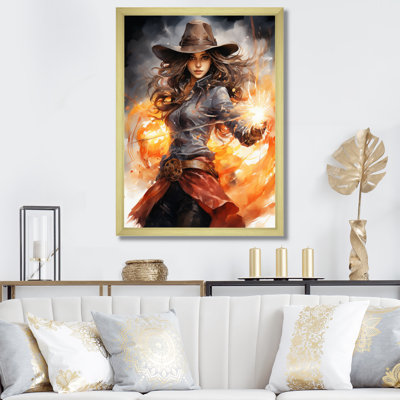 Xaedyn Cowgirl Golden Lasso II sur toile