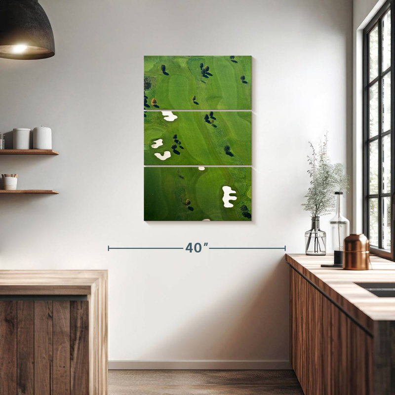 Sireci Golf Course From Above, 38" H x 24" W