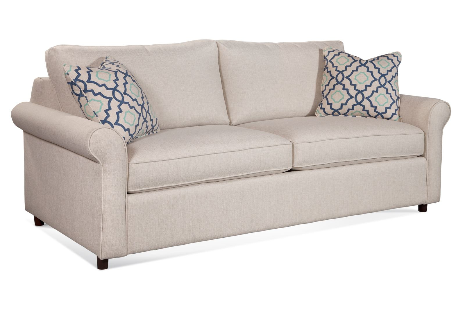 Northfield 85'' Upholstered Sofa, 5" Innerspring Mattress, Beige Performance Fabric; 0851-73