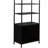 Kenneth Black 3-shelf Radio Weave Accent Cabinet-1759823486