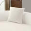 Causeuse incurvée 66,93 pouces à compression complète blanche, tissu en velours de peluche, canapé compact sans assemblage pour petits espaces et appartements, capacité de 350 lb-140968498