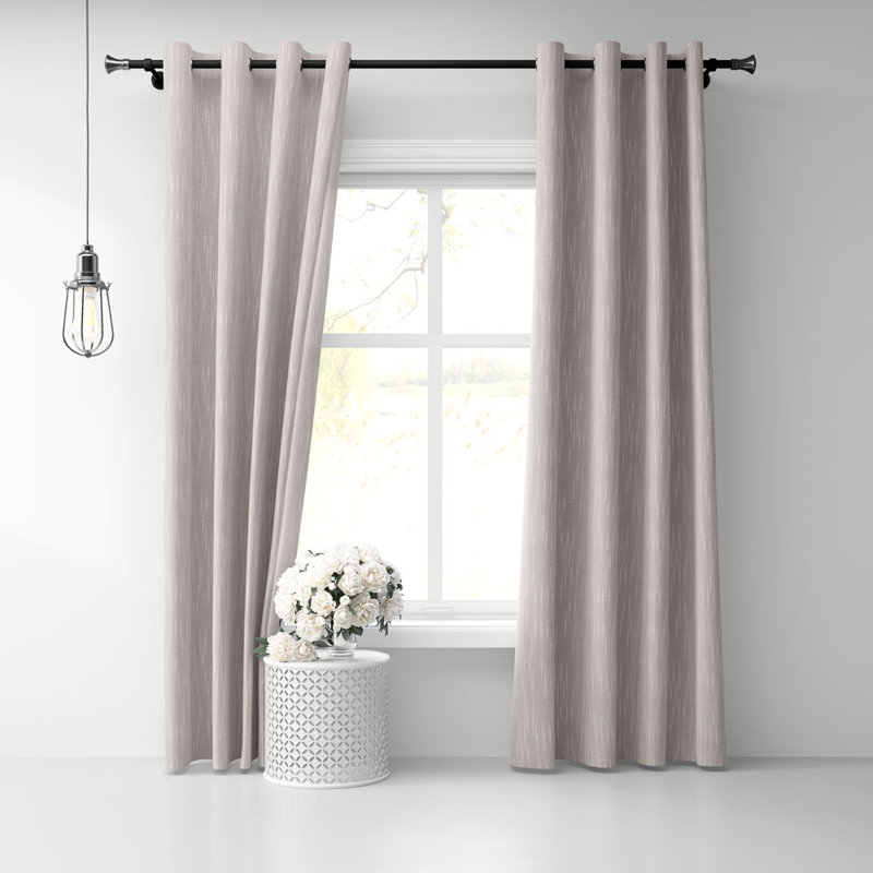 Panneau de rideau simple polyvalent avec œillets, l 50 po x L 72 po