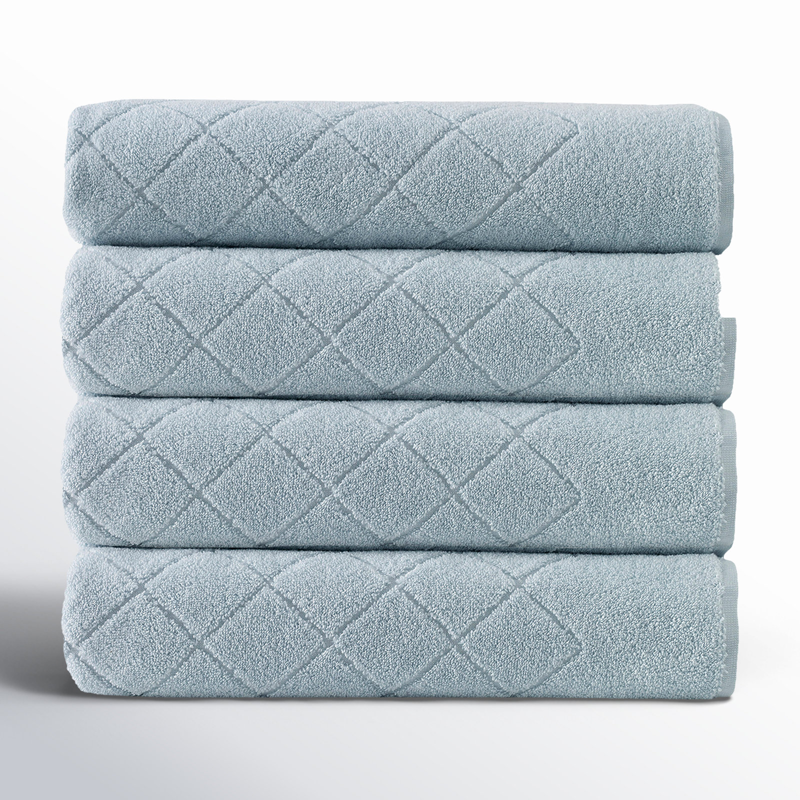 Elian Turkish Cotton Bath Towel Set, Green
