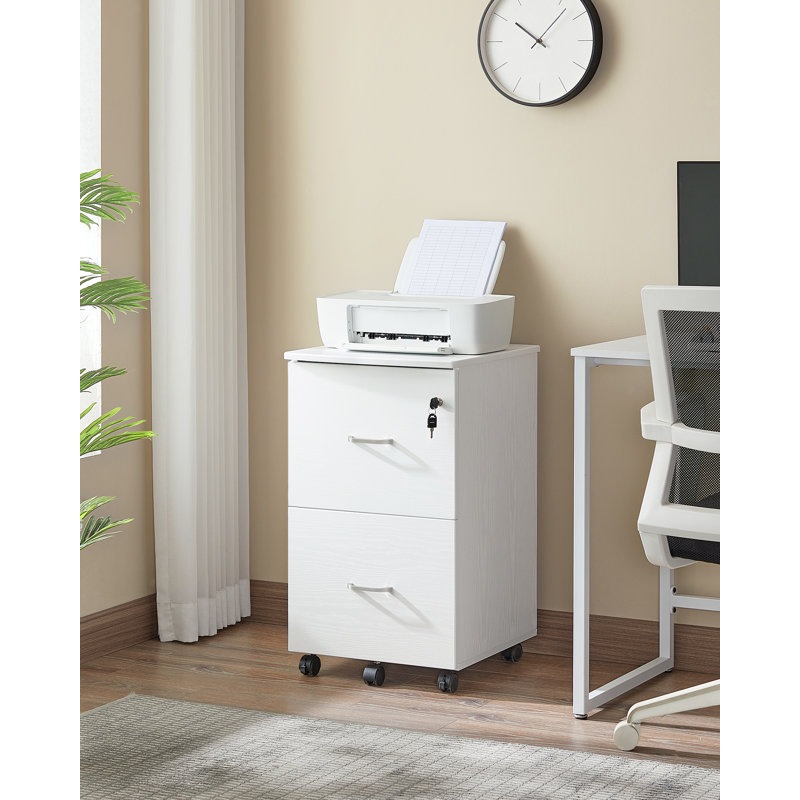 Ayia 2 Drawer Filing Cabinet, White