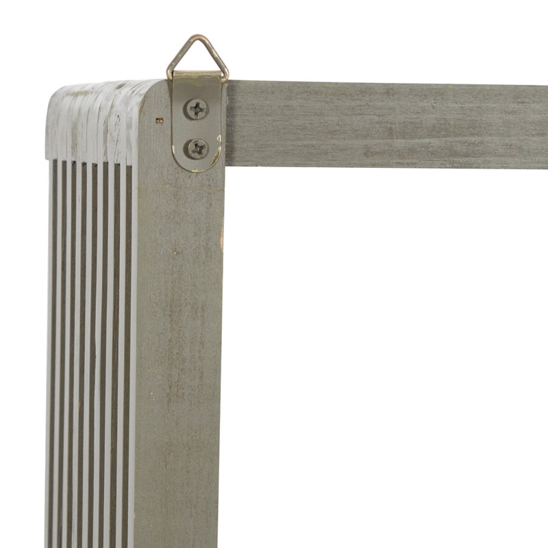 Alvera Square Accent Shelf with Hooks