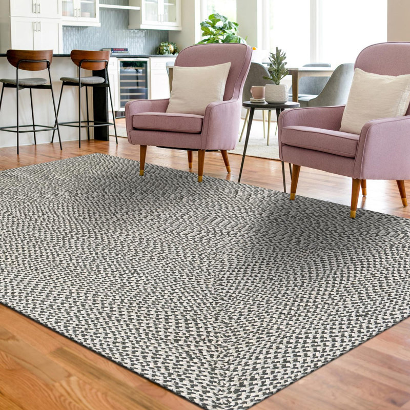 Tweed Braided Jute Rug, Rectangle 6'1" x 9'