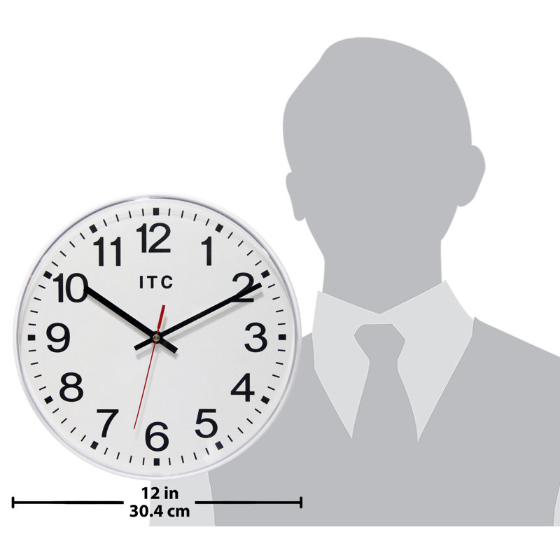 Horloge murale Busina ITC, blanc