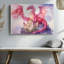 Toile, aquarelle, dragon et château, fantaisie fantaisiste, art mural-1883399482