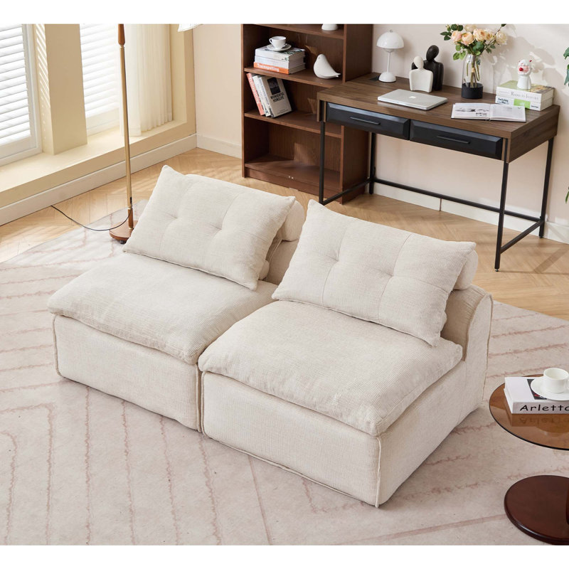 Canapé modulaire Ernesto, Beige