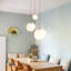 Kessell 3 - Light Geometric Chandelier With Light Bulbs