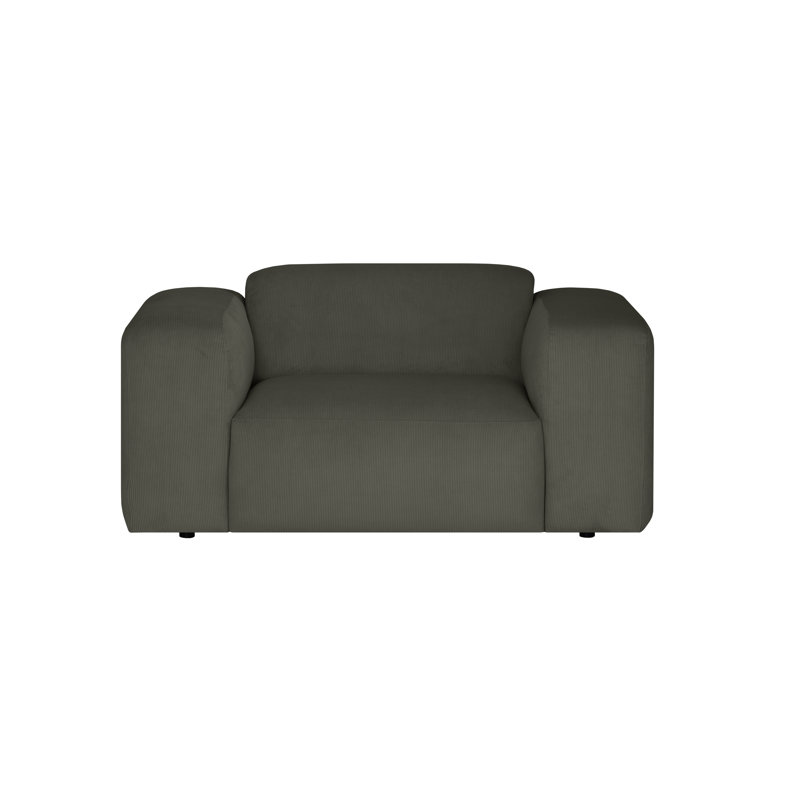 Chiodo Loveseat- small sofa element, Anthracite