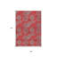 Tapis intérieur lavable à pois rouge 5 pi x 8 pi