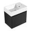 Armoire de salle de bain 24 po avec lavabo, portes à fermeture douce, fixation flottante, pour petite salle de bain-115916251-115916254
