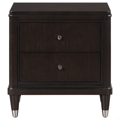 Table de chevet 2 tiroirs