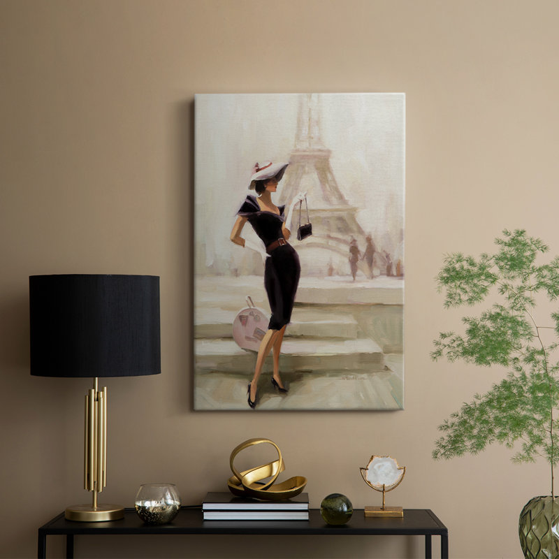 «Love, From Paris» - galerie enveloppée de cavas, H 60 po x l 40 po