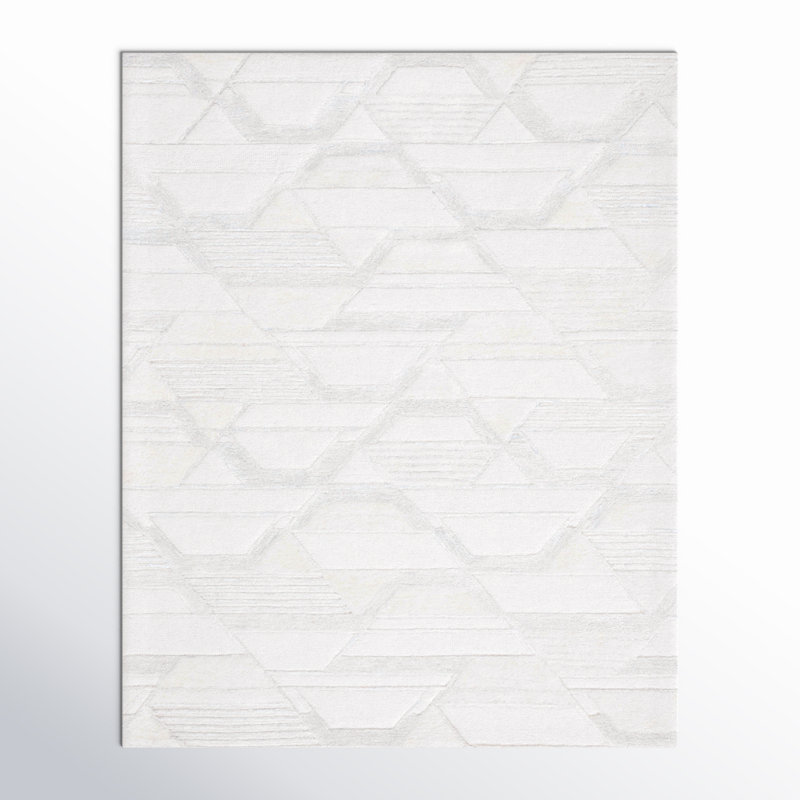 Kyrie Hand Tufted Abstract Indoor Rug, Rectangle 8' x 10'