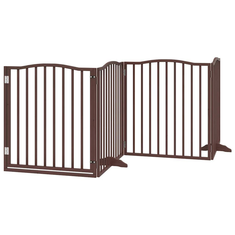 Sumava Solid Wood Dog House Door, 90cm H x 960cm W x 2cm D, Brown