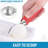 Zulay Kitchen Stainless Steel Ice Cream Scoop with Rubber Grip-86771268