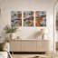 " Peeling Grey Paint Over Terracotta Plaster " 3 - Pieces-1475886279