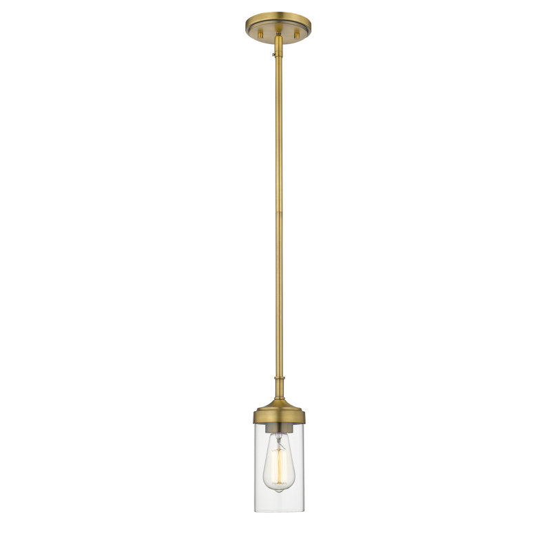 Grantham 1 - Light Foundry Brass Single Pendant