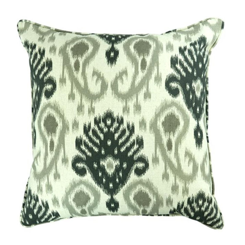 Coussin décoratif décoratif, Vert, Plumes