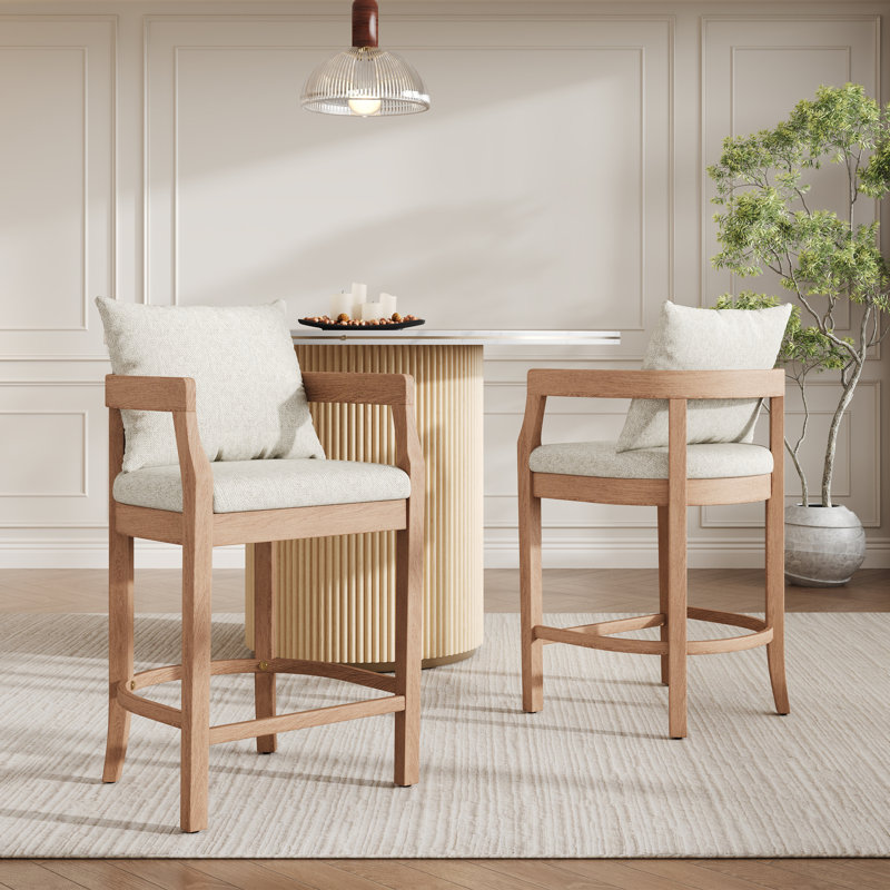 Tabouret de comptoir Liora, Natural
