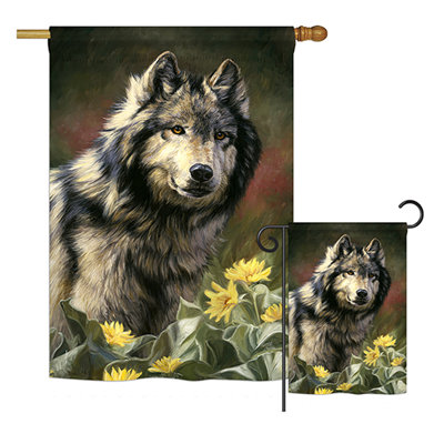 Essence sauvage, de polyester de 2 côtés 40 x 28 po sauvage ensemble de drapeau