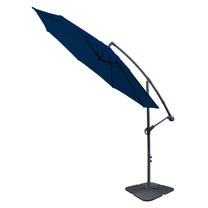 300cm Cantilever Parasol, Blue